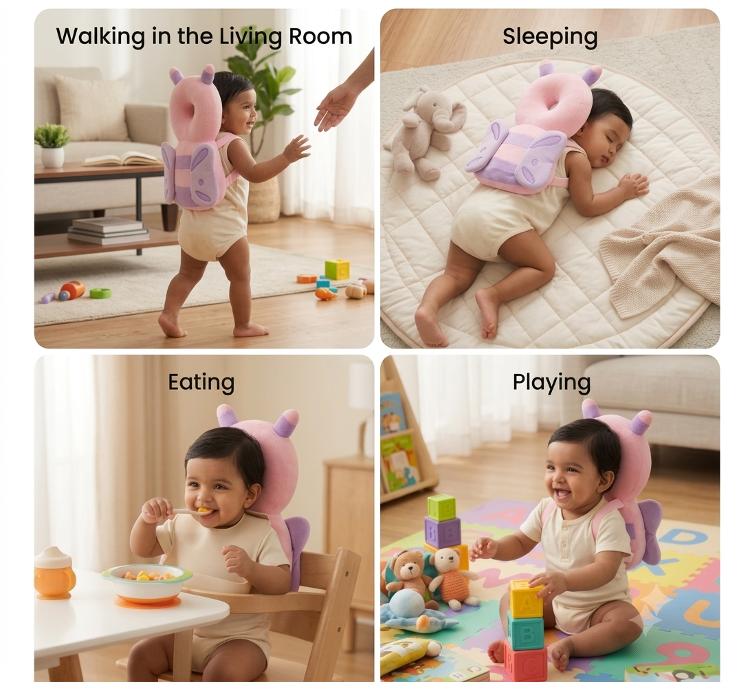 NoorAlixa BabyGuard Pro™ | Premium Baby Head Protection Cushion