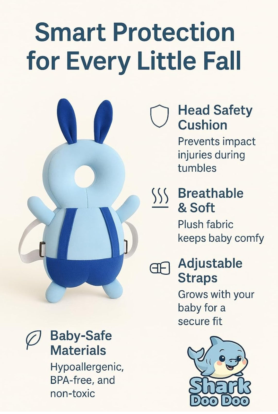 NoorAlixa BabyGuard Pro™ | Premium Baby Head Protection Cushion
