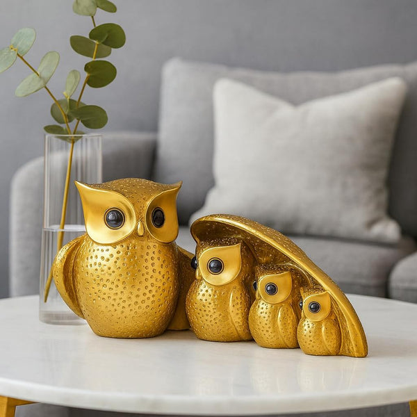 Decorative Owl Statue Home Decor