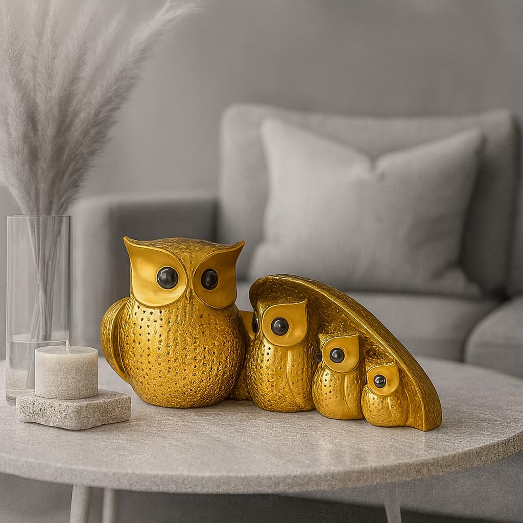 Decorative Owl Statue Home Decor