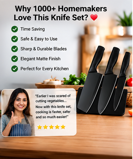 Kitchen kinfe Set (3 peace )